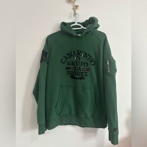 Nike Brazil Canarinho football team hoodie in green